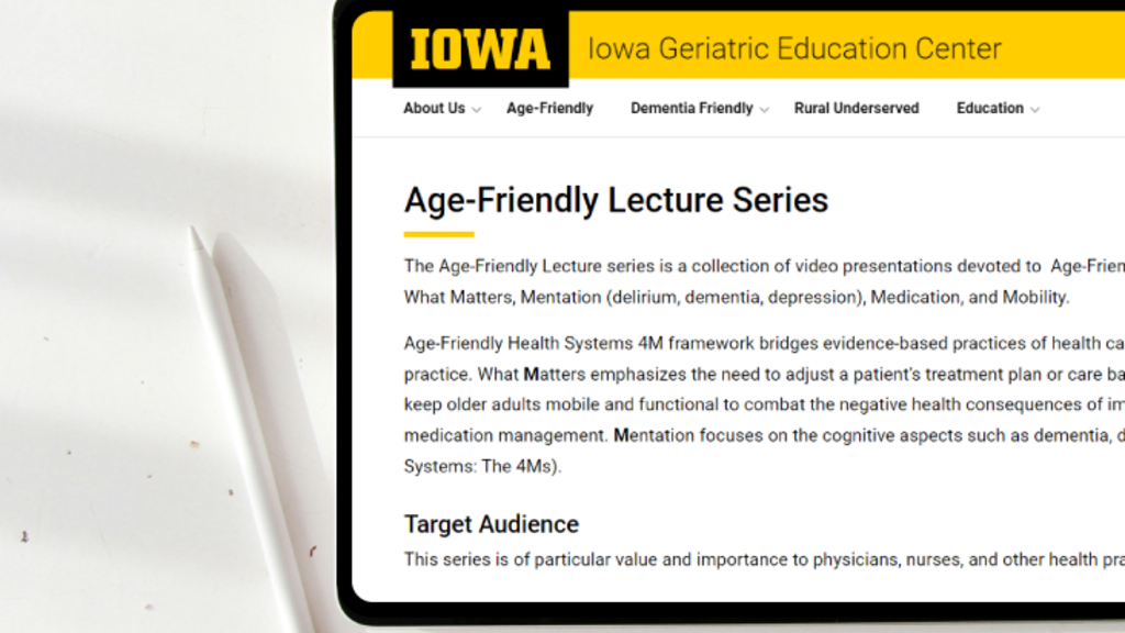 age-friendly